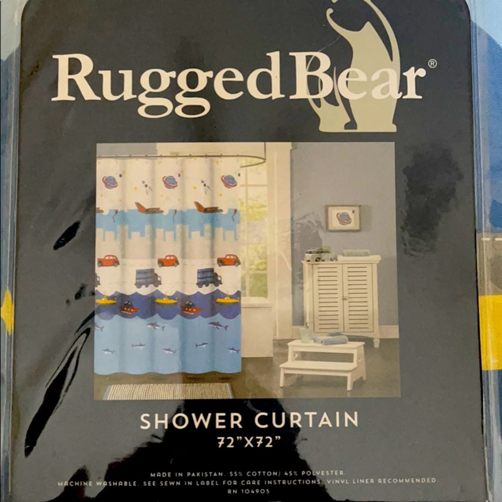 Shower Curtain NWT Boys Decorations